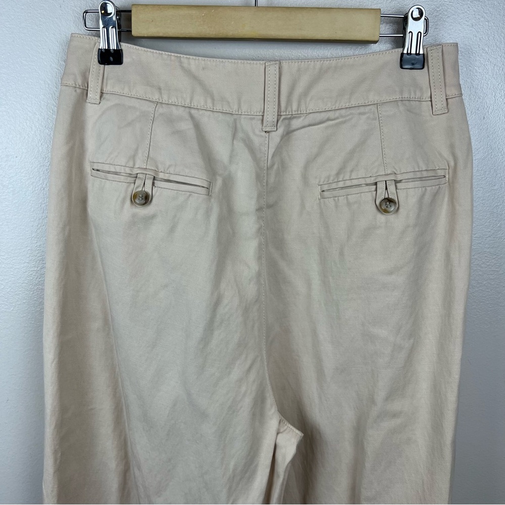 Madewell Harlow Wide Leg Pants in Cream size 6 - Picture 8 of 12